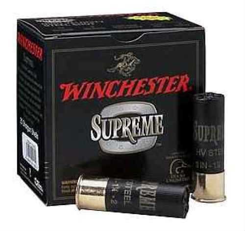12 Gauge 25 Rounds Ammunition Winchester 3 1/2" 1 1/2 oz Steel #2